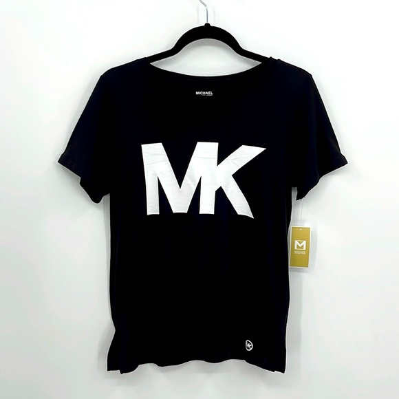 MICHAEL MICHAEL KORS Black Logo T-shirt - Picture 2 of 3